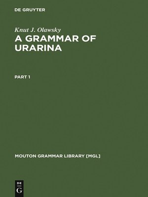 cover image of A Grammar of Urarina